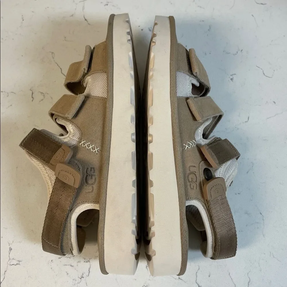UGG Goldencoast Multis-trap Sandal 'Sand' Tan Sandals Mens 10 1153095
